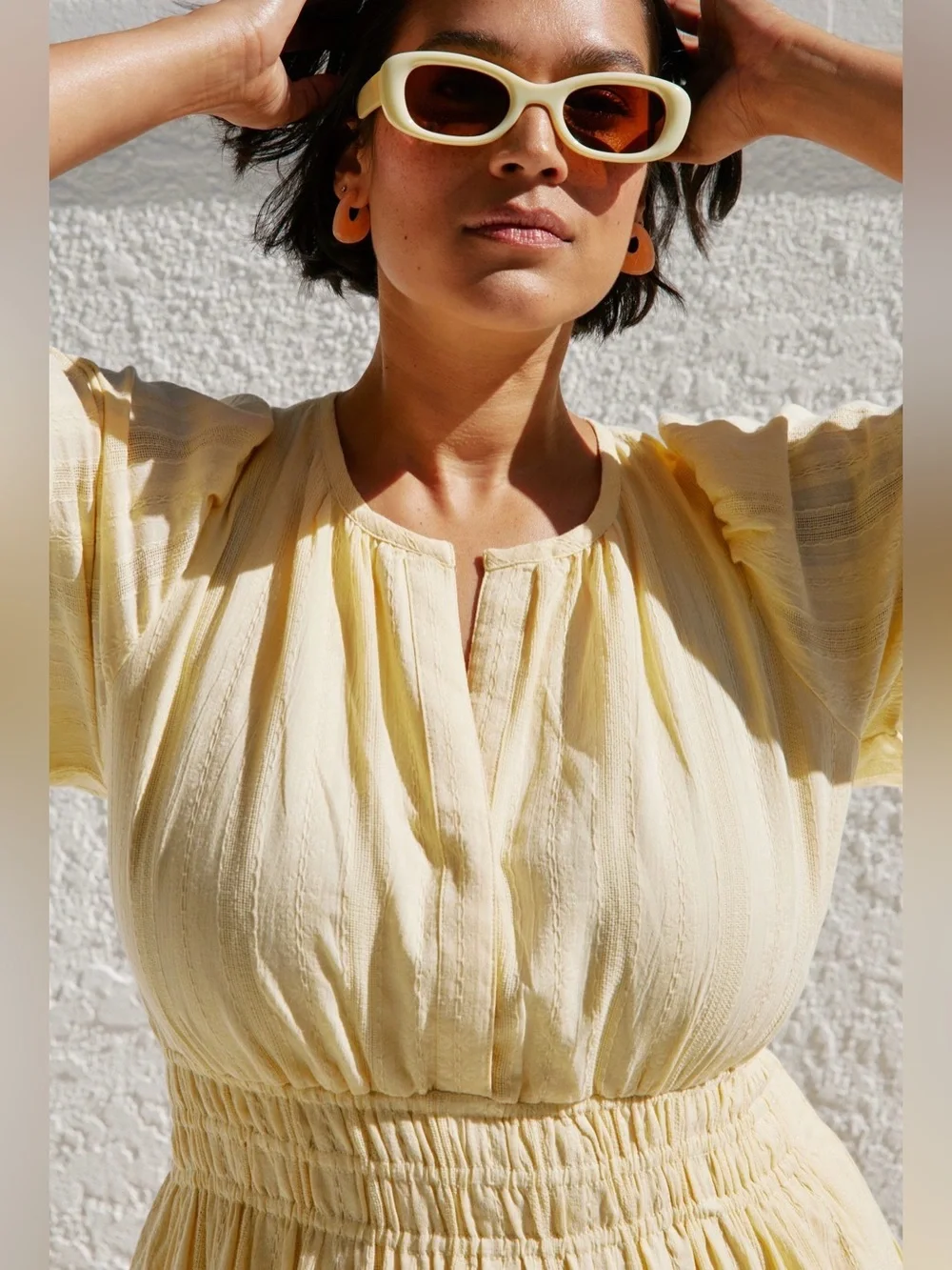 ANTHROPOLOGIE The Somerset Maxi Dress Canary Yellow XL - Picture 2 of 16